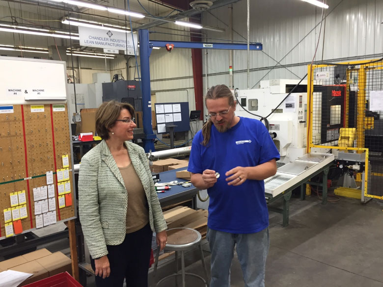 Amy Klobuchar and Slade Penke