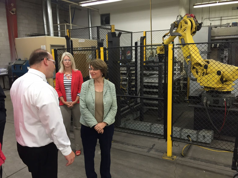 Amy Klobuchar and Billy Eggers