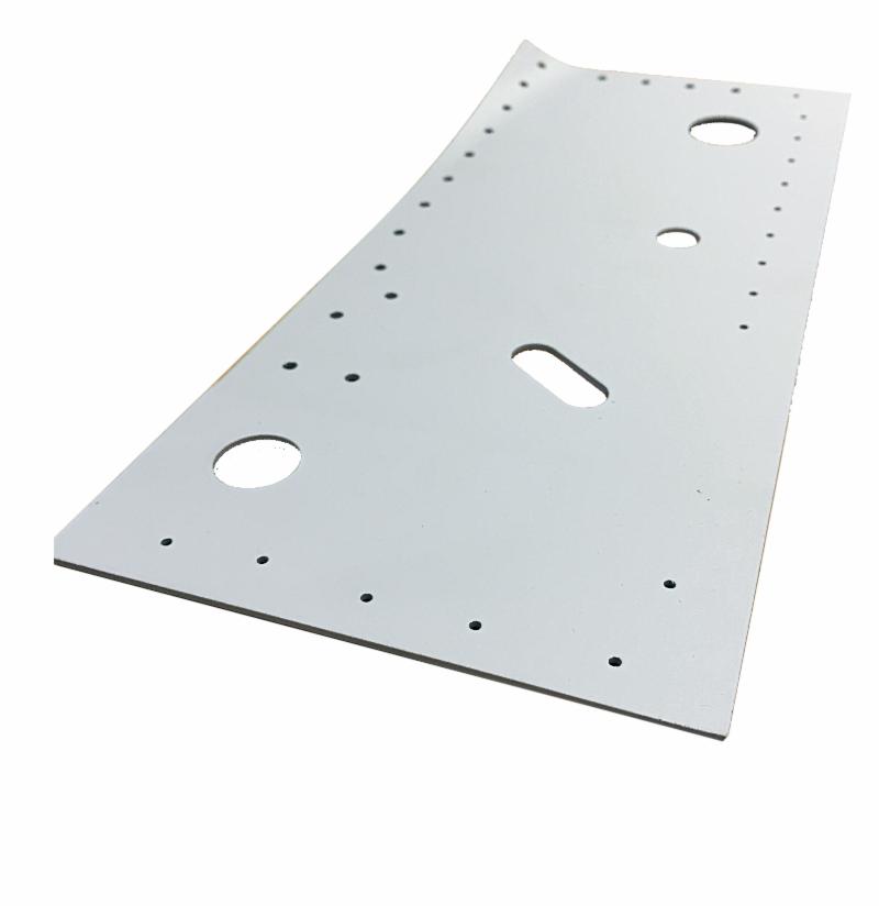 AAA Part - metal with holes made by Amada 2515 EML AJ Fiber Laser
