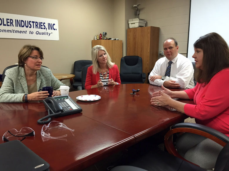 Meeting with Senator Amy Klobuchar